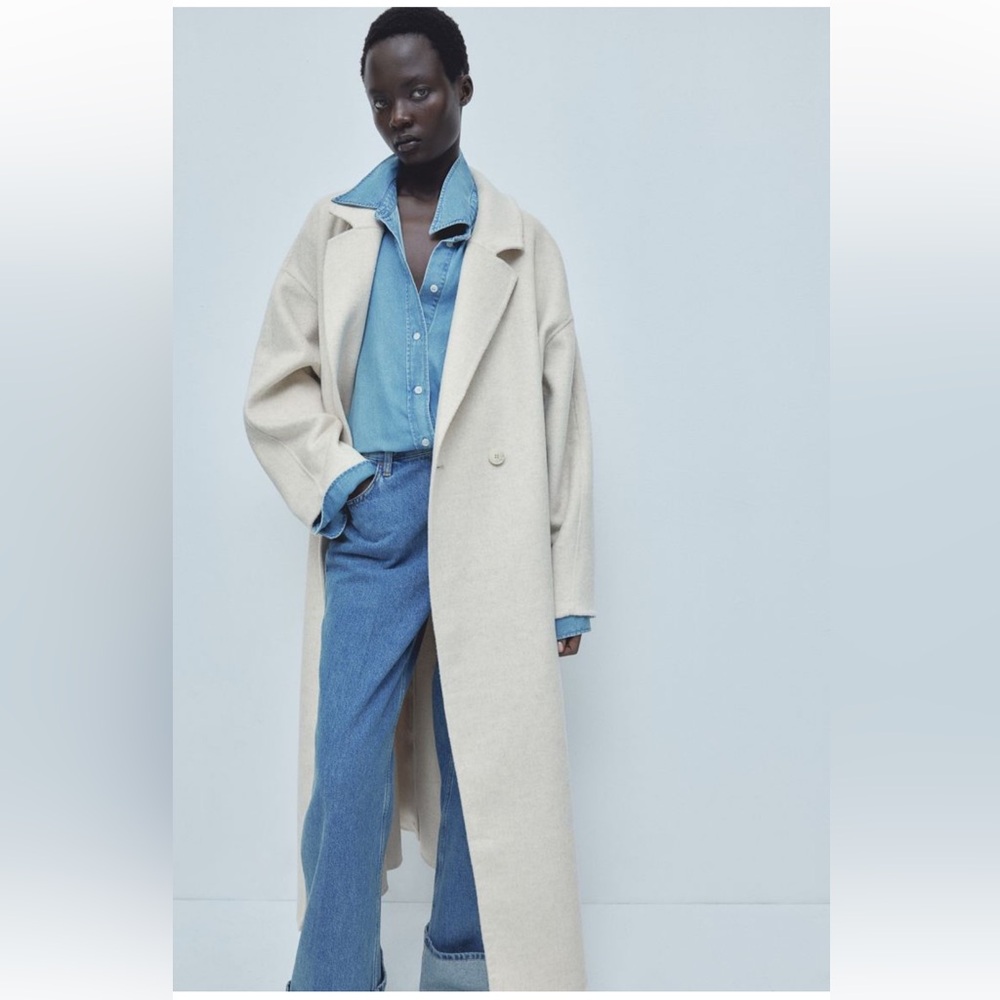 Wool Blend H&M coat size S